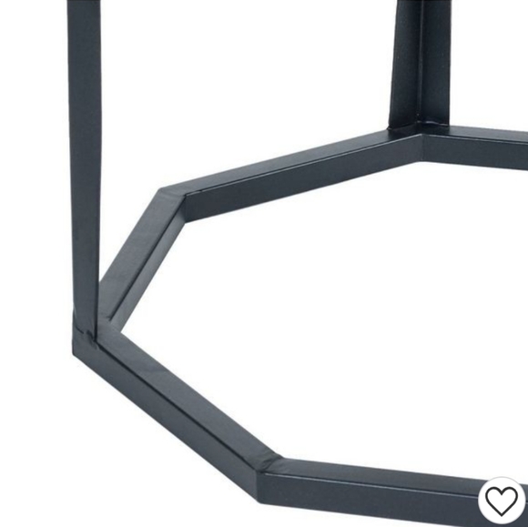 Grayson Wood and Metal Side Table Natural - Finch - Picture 6 of 13